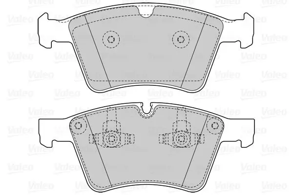 Handler.Part Brake pad set, disc brake Valeo 601537 2