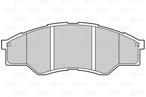 Handler.Part Brake pad set, disc brake Valeo 601545 2