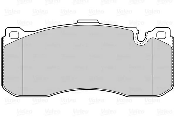 Handler.Part Brake pad set, disc brake Valeo 601547 2