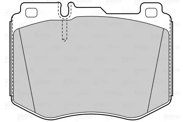 Handler.Part Brake pad set, disc brake Valeo 601554 2