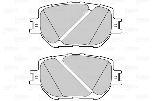 Handler.Part Brake pad set, disc brake Valeo 601556 2