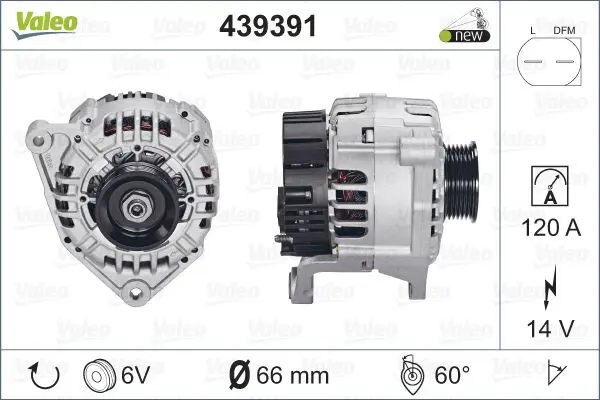 Handler.Part Alternator Valeo 439391 1