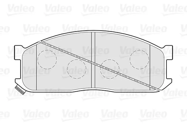 Handler.Part Brake pad set, disc brake Valeo 301269 2