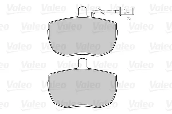 Handler.Part Brake pad set, disc brake Valeo 301129 2