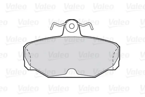 Handler.Part Brake pad set, disc brake Valeo 301240 2