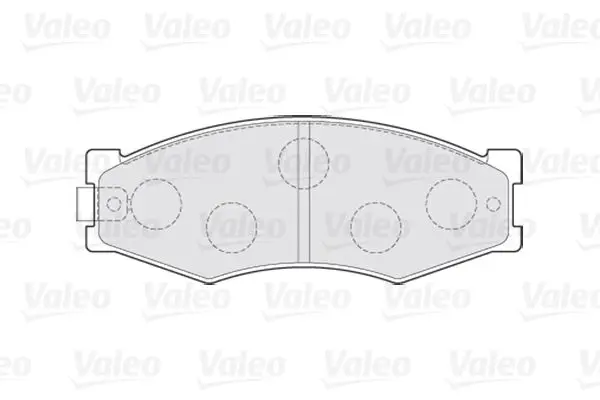 Handler.Part Brake pad set, disc brake Valeo 301123 2