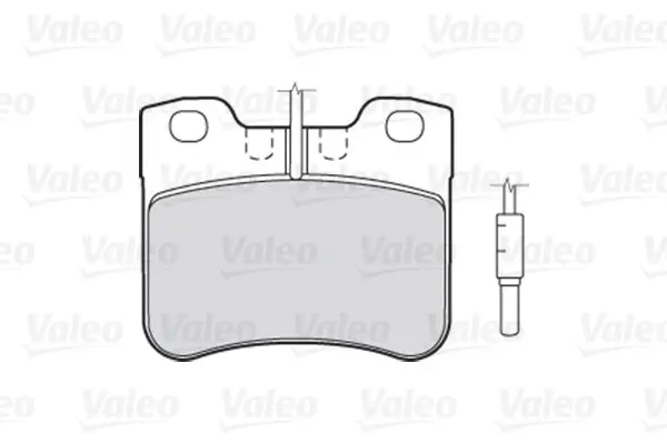 Handler.Part Brake pad set, disc brake Valeo 301156 2