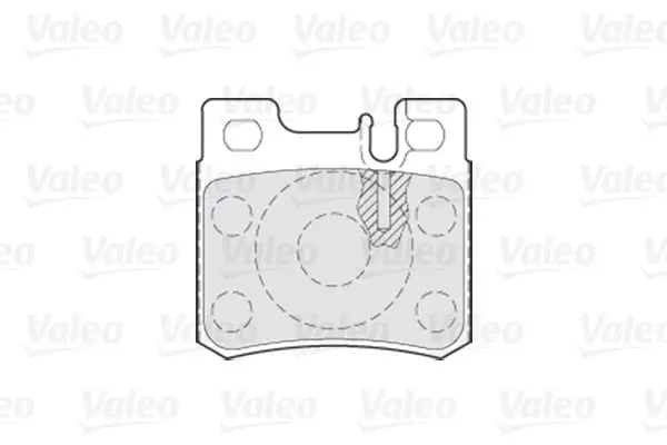 Handler.Part Brake pad set, disc brake Valeo 301272 2