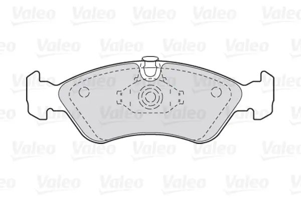 Handler.Part Brake pad set, disc brake Valeo 301184 2