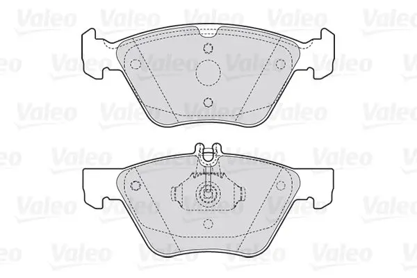 Handler.Part Brake pad set, disc brake Valeo 301636 2