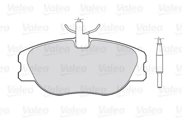 Handler.Part Brake pad set, disc brake Valeo 301064 2