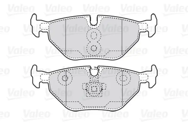 Handler.Part Brake pad set, disc brake Valeo 301753 2