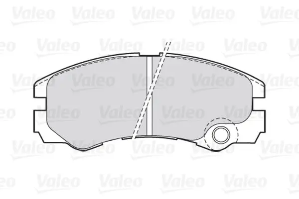 Handler.Part Brake pad set, disc brake Valeo 301661 2