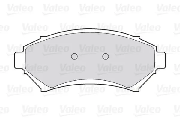 Handler.Part Brake pad set, disc brake Valeo 301458 2