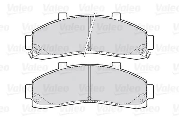 Handler.Part Brake pad set, disc brake Valeo 301906 2