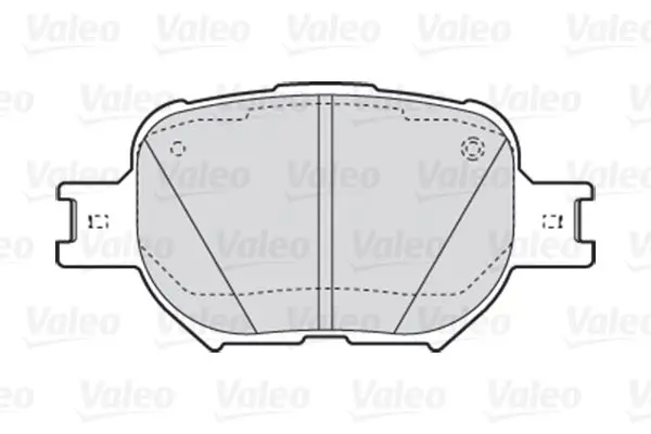 Handler.Part Brake pad set, disc brake Valeo 301827 2