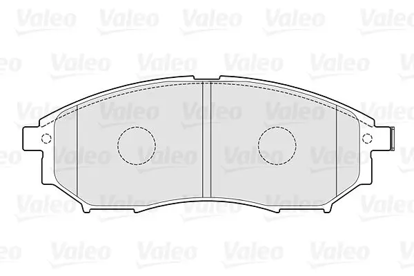 Handler.Part Brake pad set, disc brake Valeo 301337 2