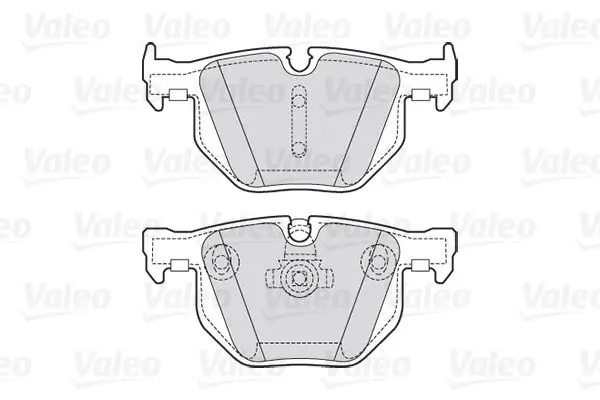 Handler.Part Brake pad set, disc brake Valeo 301754 2