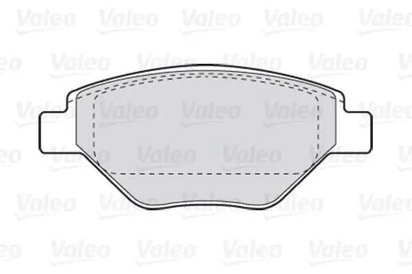 Handler.Part Brake pad set, disc brake Valeo 301557 2