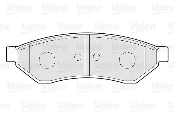 Handler.Part Brake pad set, disc brake Valeo 301271 2