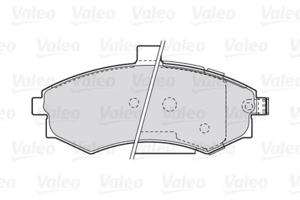 Handler.Part Brake pad set, disc brake Valeo 301781 2