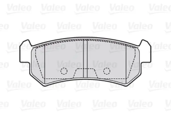 Handler.Part Brake pad set, disc brake Valeo 301874 2