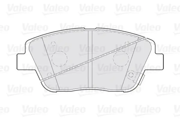 Handler.Part Brake pad set, disc brake Valeo 301294 2