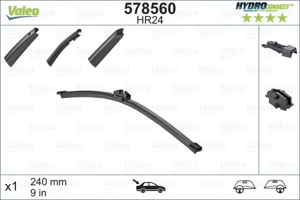 Handler.Part Wiper blade Valeo 578560 1