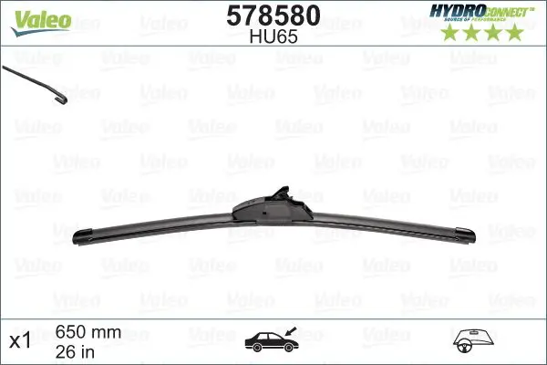 Handler.Part Wiper blade Valeo 578580 1