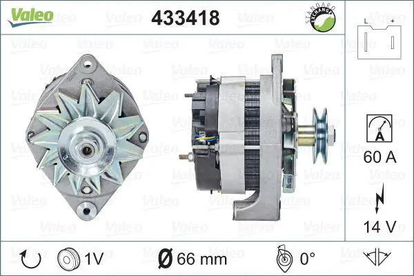 Handler.Part Alternator Valeo 433418 1