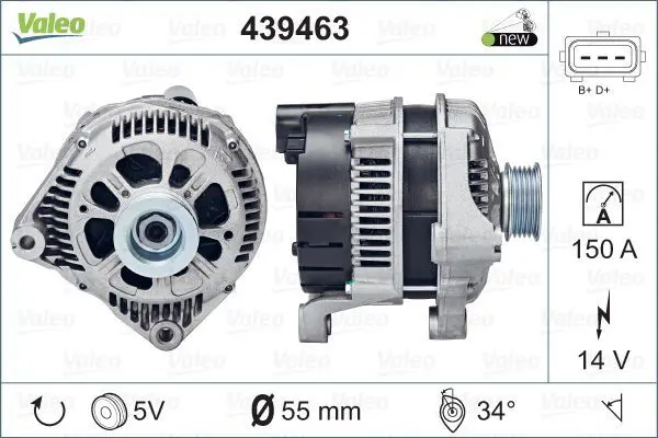 Handler.Part Alternator Valeo 439463 1