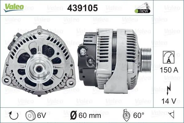 Handler.Part Alternator Valeo 439105 1