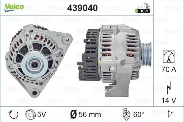 Handler.Part Alternator Valeo 439040 1