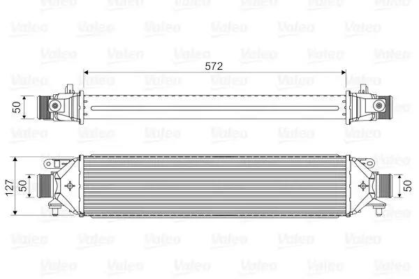 Handler.Part Intercooler, charger Valeo 818824 1