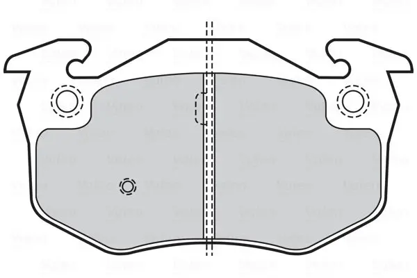 Handler.Part Brake pad set, disc brake Valeo 301158 2