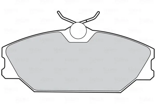 Handler.Part Brake pad set, disc brake Valeo 301473 2