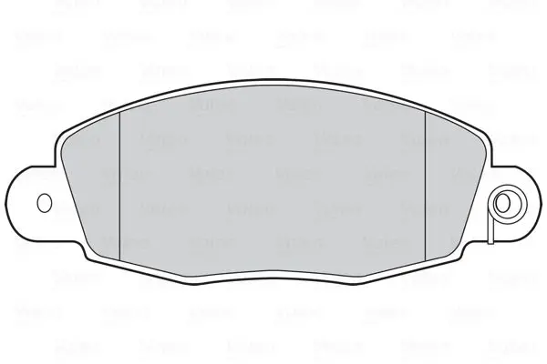 Handler.Part Brake pad set, disc brake Valeo 301432 2