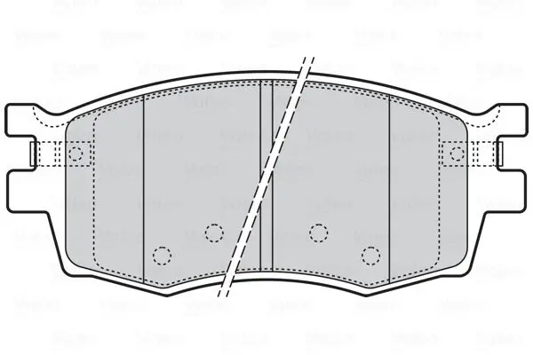 Handler.Part Brake pad set, disc brake Valeo 301868 2