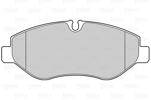 Handler.Part Brake pad set, disc brake Valeo 301027 2