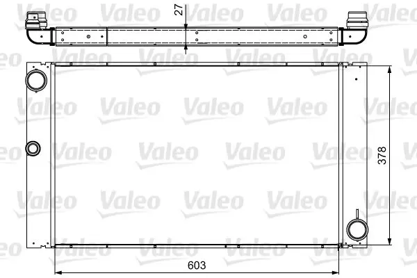 Handler.Part Radiator, engine cooling Valeo 735475 1