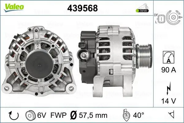 Handler.Part Alternator Valeo 439568 1