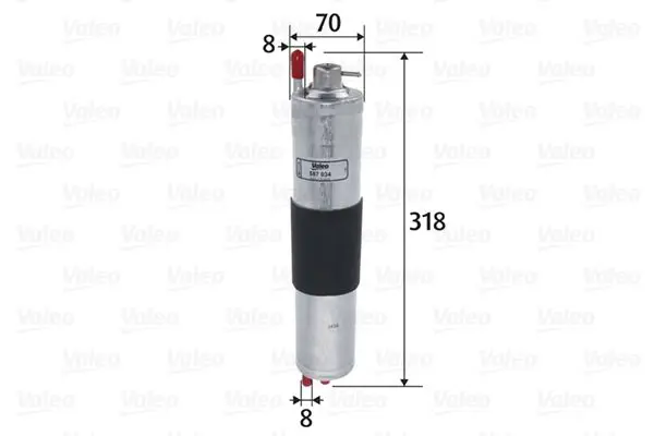 Handler.Part Fuel filter Valeo 587034 1