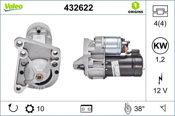 Handler.Part Starter Valeo 432622 1