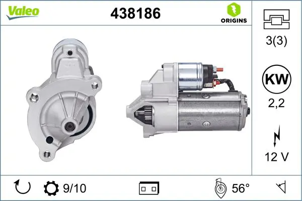 Handler.Part Starter Valeo 438186 1