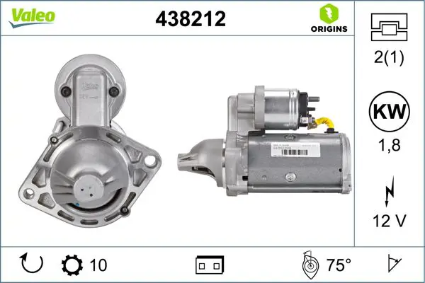 Handler.Part Starter Valeo 438212 1