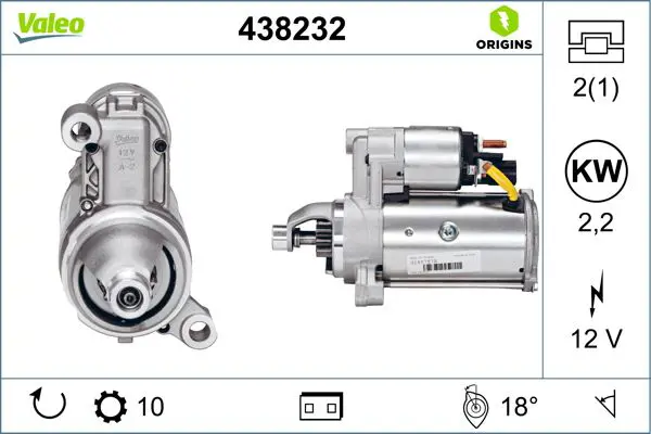 Handler.Part Starter Valeo 438232 1