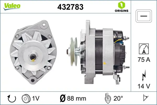 Handler.Part Alternator Valeo 432783 1