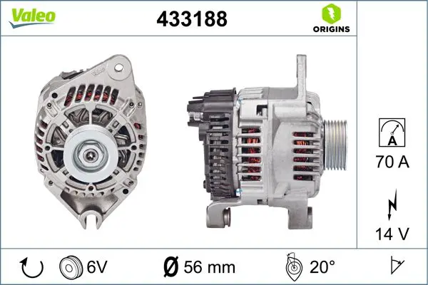 Handler.Part Alternator Valeo 433188 1