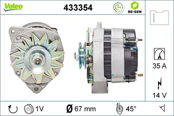 Handler.Part Alternator Valeo 433354 1