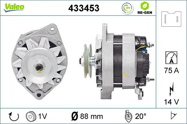 Handler.Part Alternator Valeo 433453 1